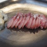 Jurel en sashimi